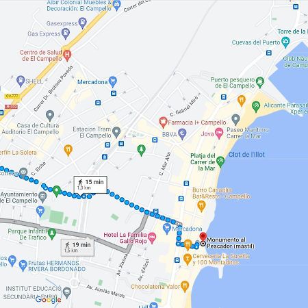 Apartamento Con Patio, Piscina Y Parking Privado El Campello Kültér fotó